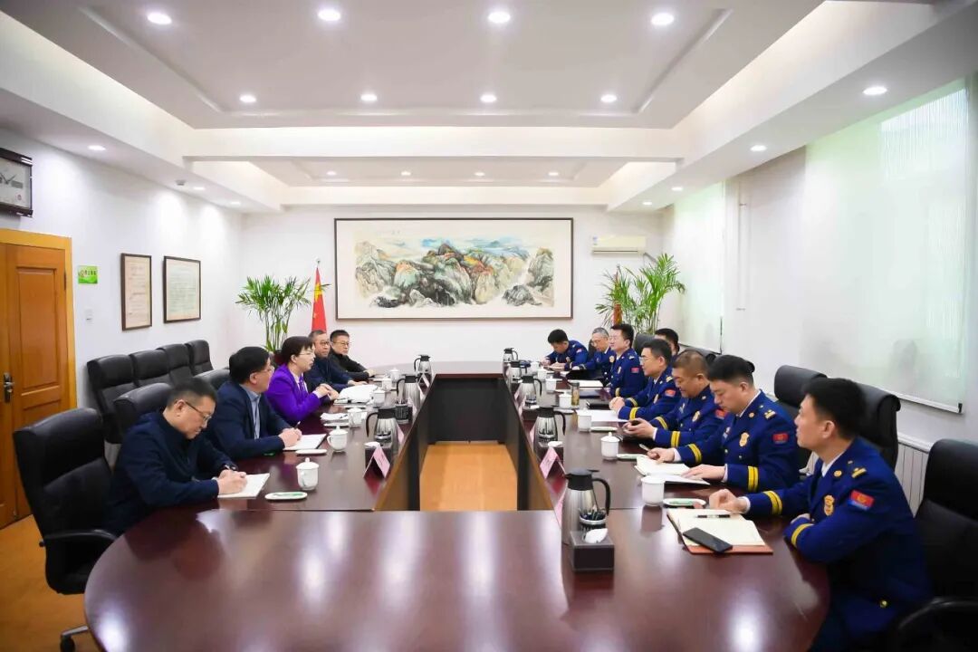 AG体育与省消防救援局深化协同合作